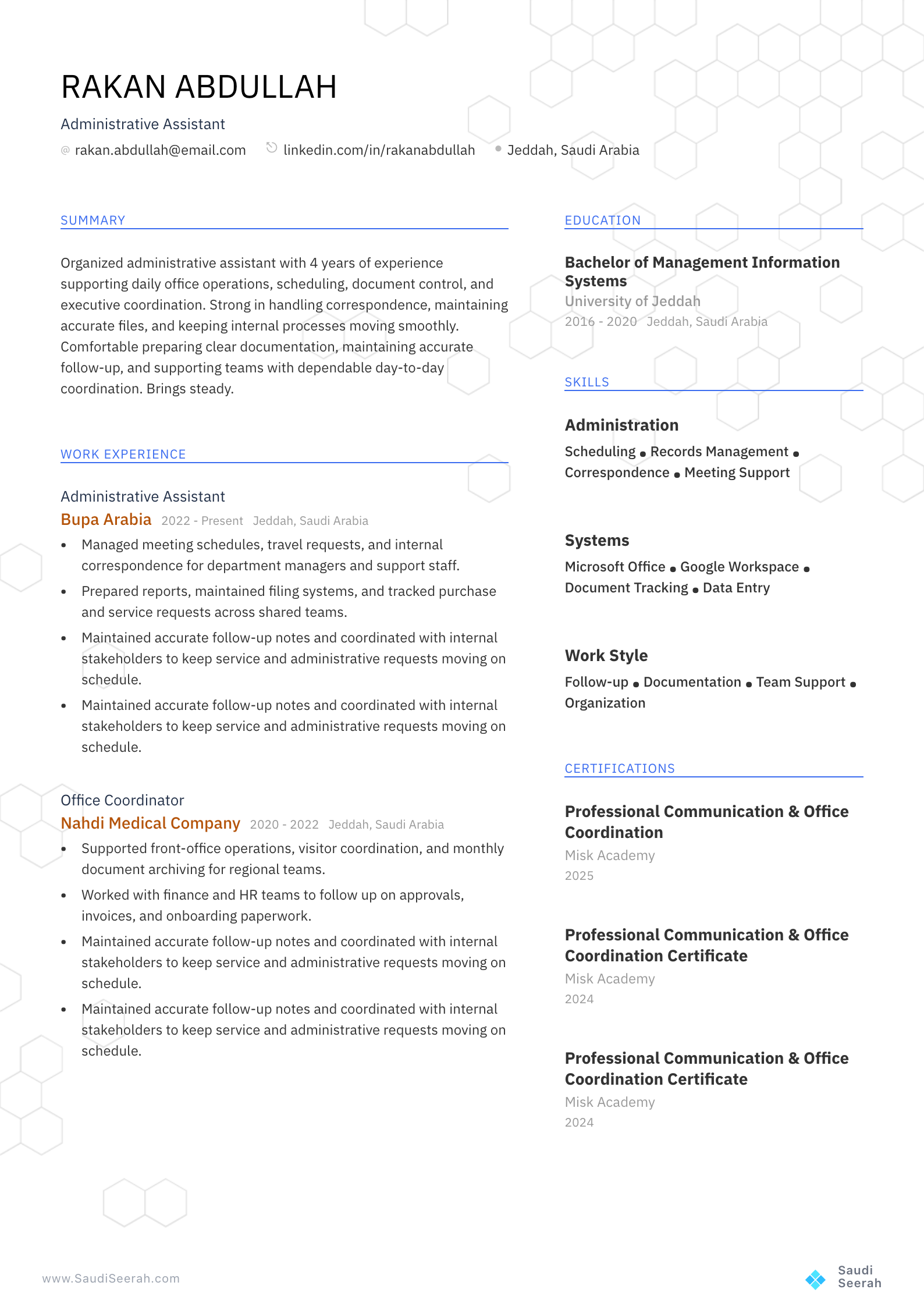 Administrative Assistant preview