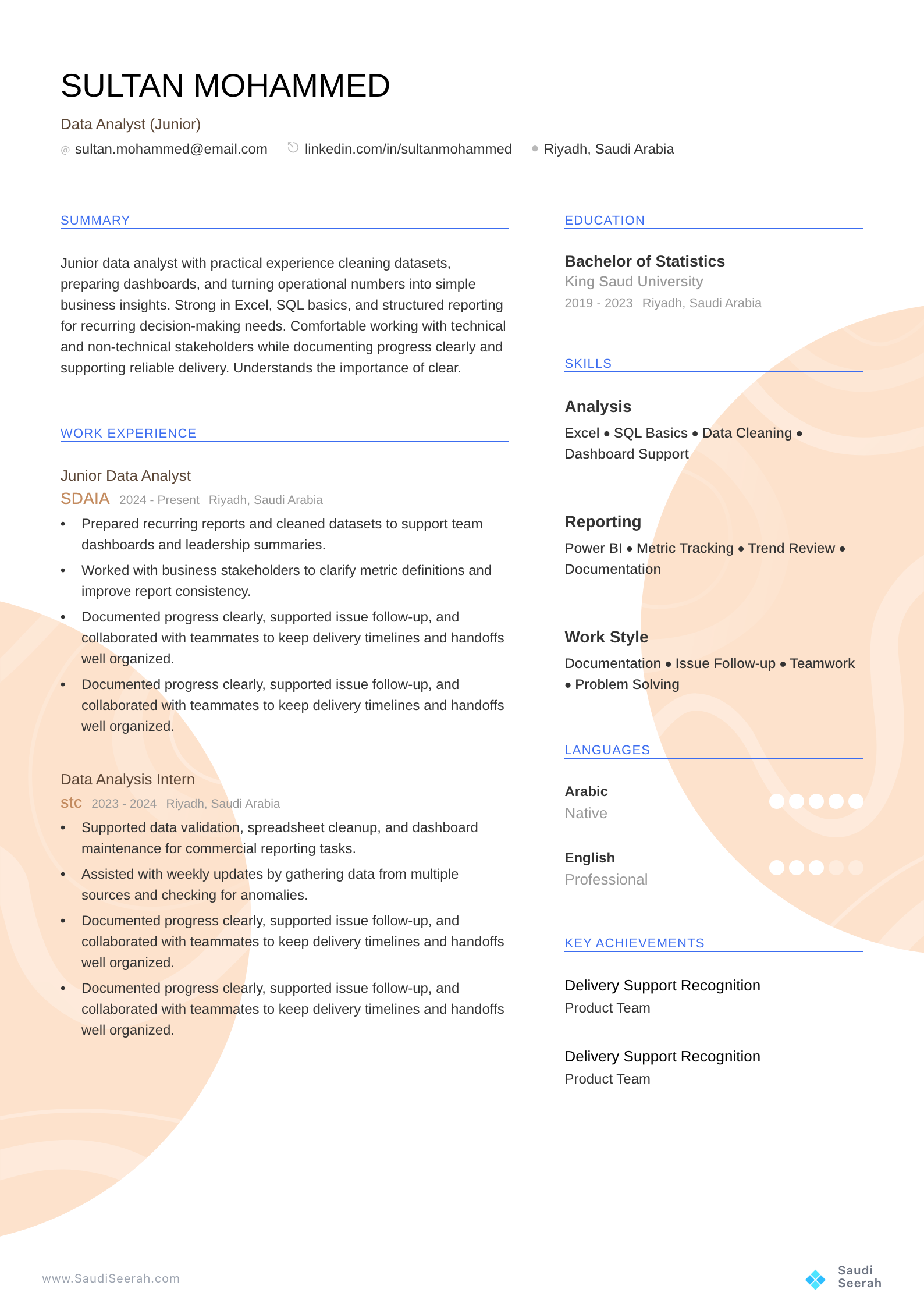 Data Analyst (Junior) preview