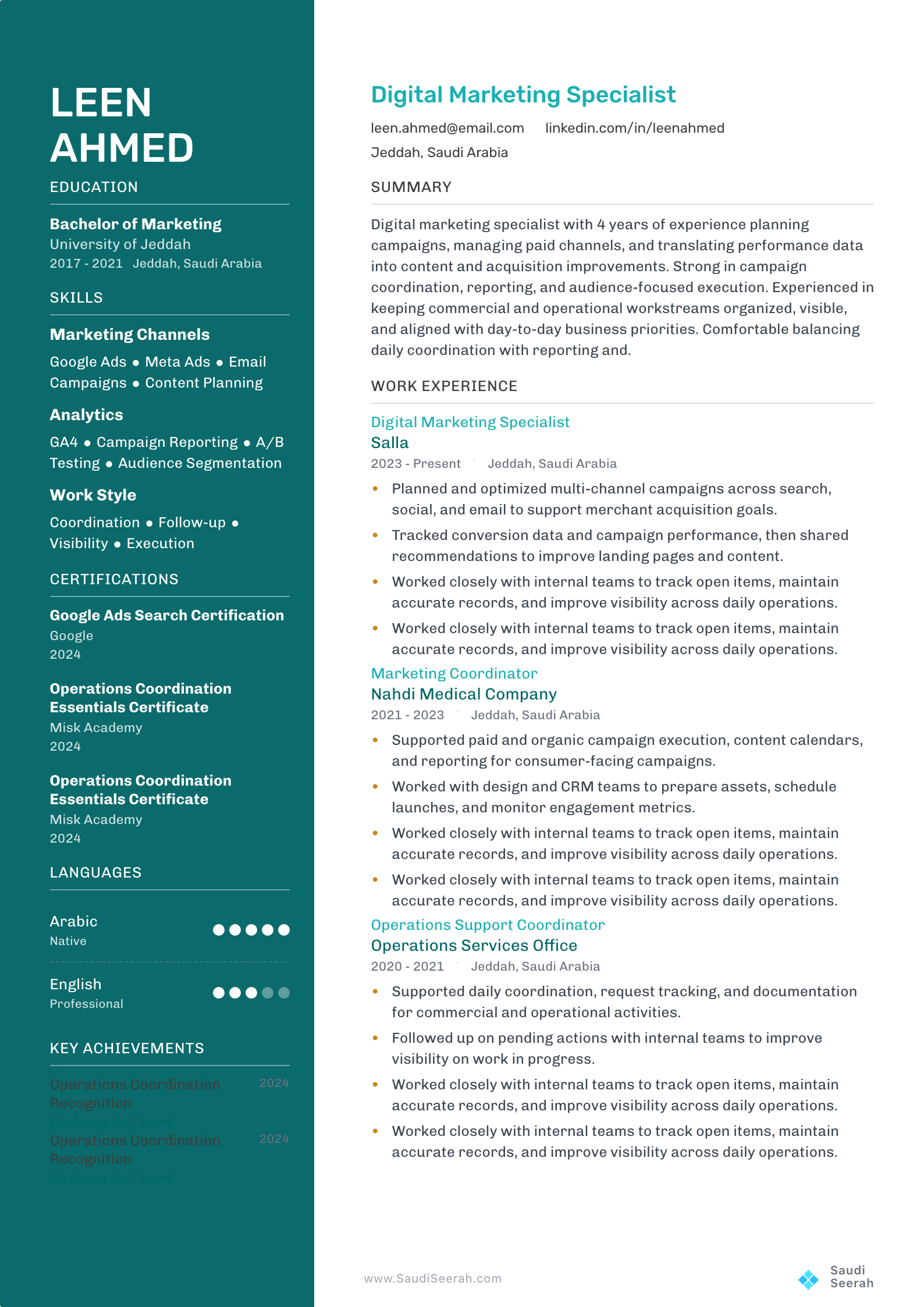 Digital Marketing Specialist preview