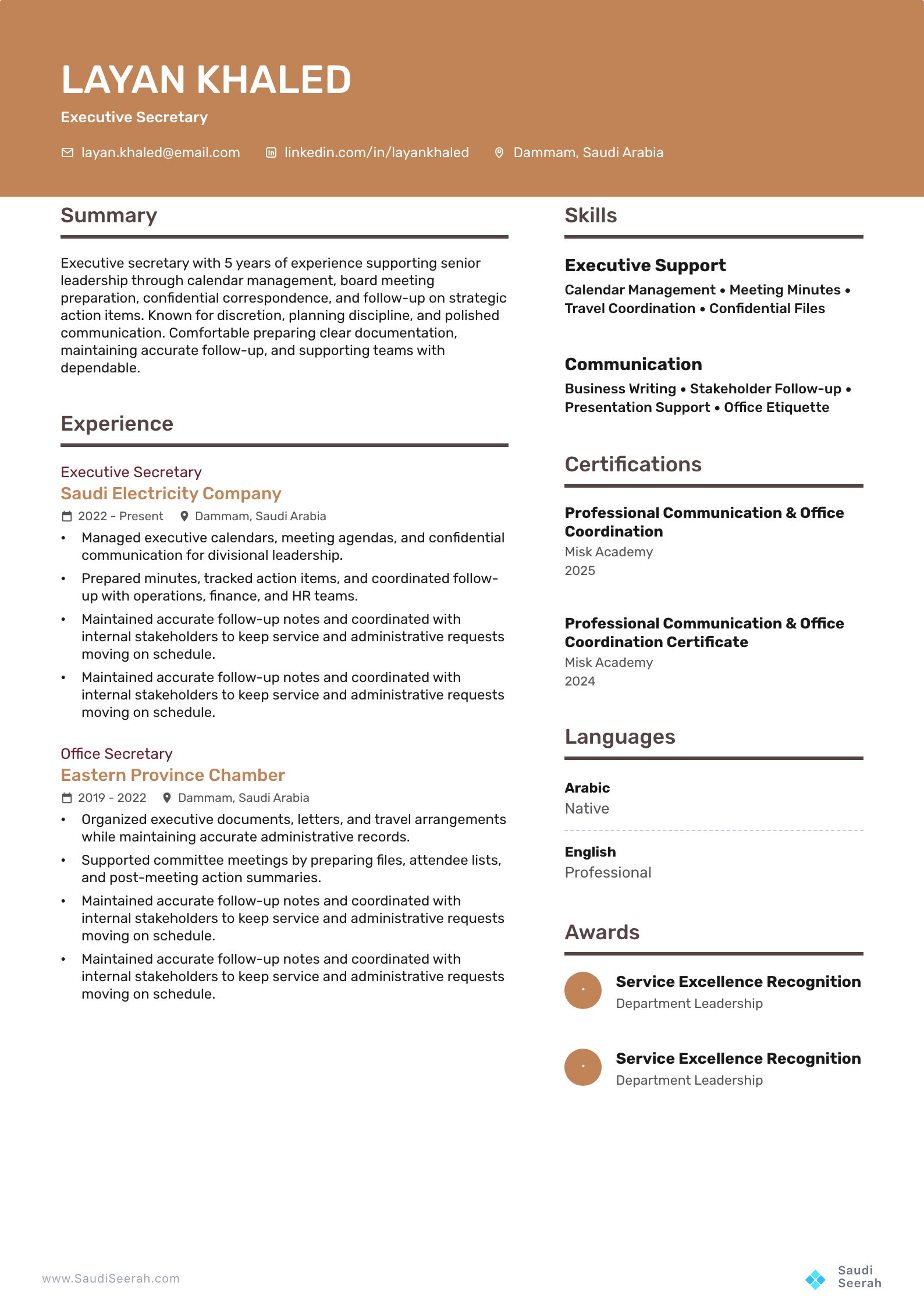 Executive Secretary preview