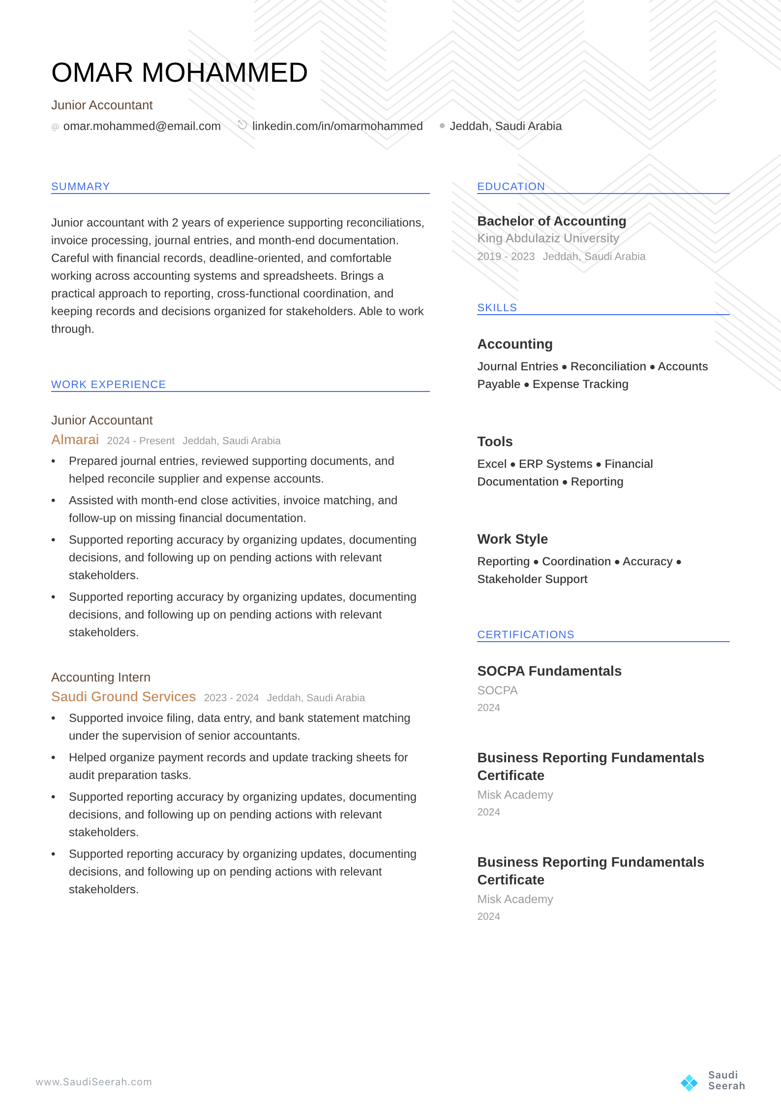 Junior Accountant preview