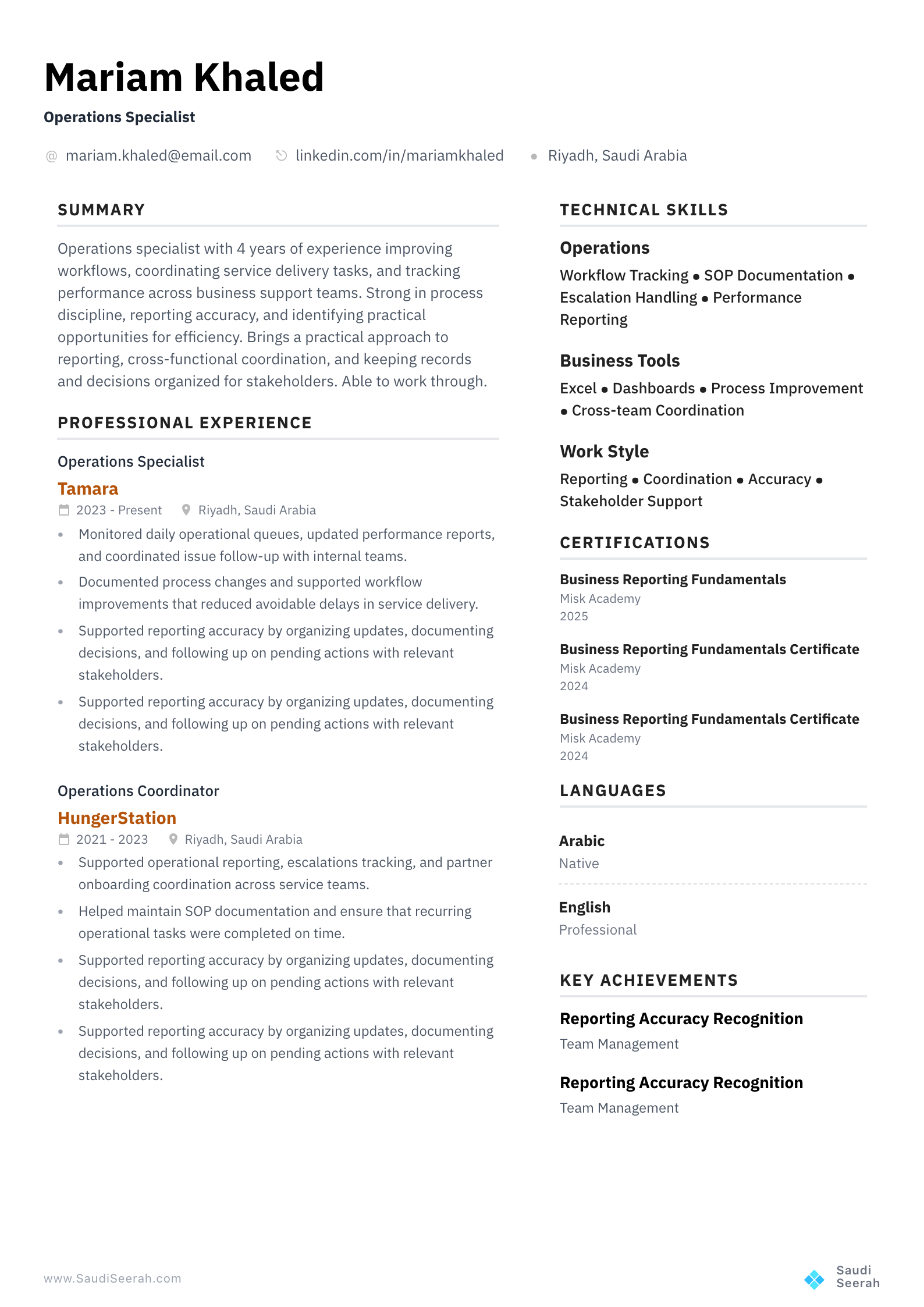 Operations Specialist preview